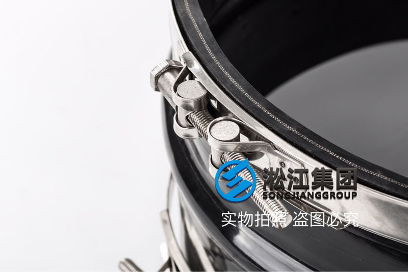 KKT型排水管道卡箍橡胶减震接头产品图 KKT型排水管道卡箍橡胶减震接头产品图