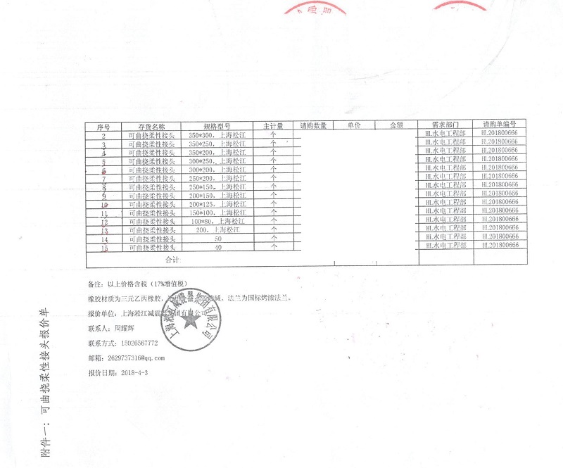 哈尔滨波塞冬海洋王国异径橡胶减震接头项目案例