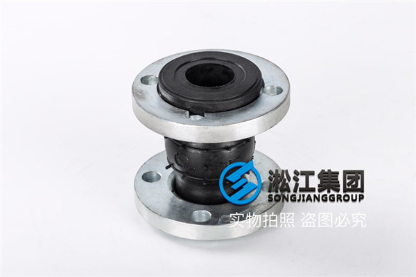 DN40不锈钢304法兰橡胶软接